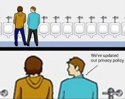 Privacy Policy cartoon
